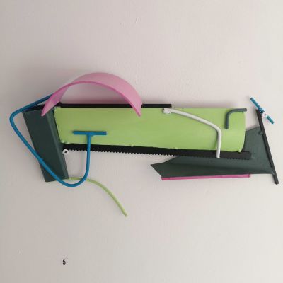 Jane-Ackroyd-Pink-Parasol-Green-Towel-400x400 Sculpture   